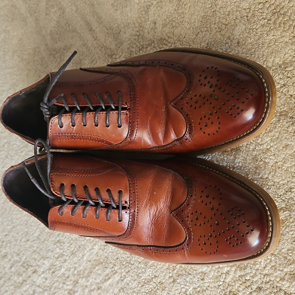 Stacy Adams || Dunbar Wing Top Oxford Shoe Size 9.5 - Picture 2 of 7